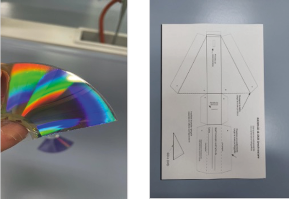 Immagine che contiene arcobaleno, compact disk, arte

Il contenuto generato dall'IA potrebbe non essere corretto.