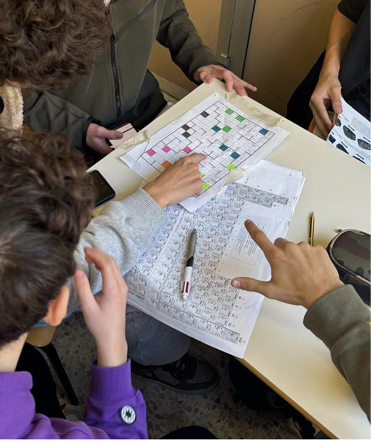 Immagine che contiene vestiti, persona, Apprendimento, calligrafia

Il contenuto generato dall'IA potrebbe non essere corretto.